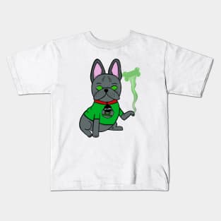 Green Lantern French Bulldog Kids T-Shirt